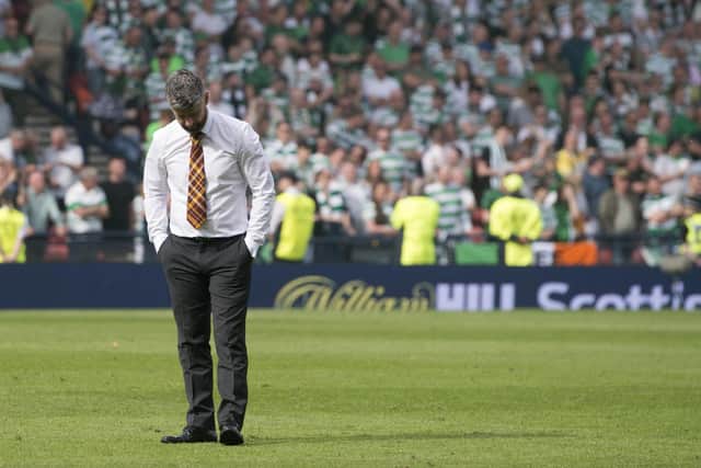 Robinson guided the Steelmen to Hampden during his time at Fir Park.