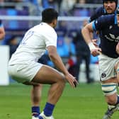 Jonny Gray is favourite to replace the suspended Grant Gilchrist in Scotland's second row for the Six Nations clash with Ireland after stepping off the bench in the defeat to France in Paris. (Photo by David Rogers/Getty Images)