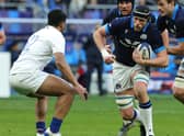 Jonny Gray is favourite to replace the suspended Grant Gilchrist in Scotland's second row for the Six Nations clash with Ireland after stepping off the bench in the defeat to France in Paris. (Photo by David Rogers/Getty Images)