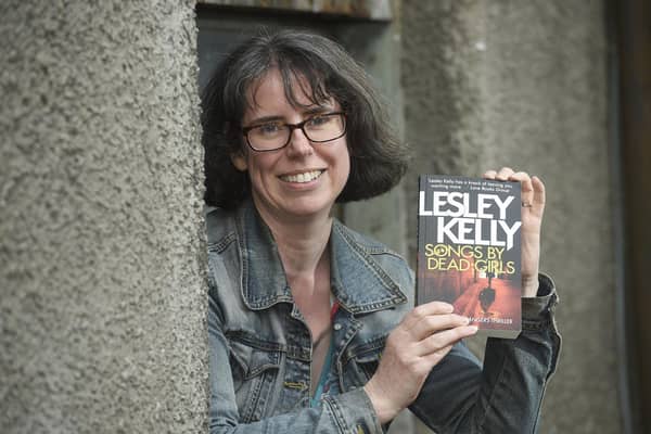 Author Lesley Kelly the second book in her Heath of Strangers series,  Songs By Dead Girls