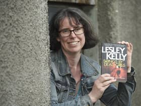 Author Lesley Kelly the second book in her Heath of Strangers series,  Songs By Dead Girls
