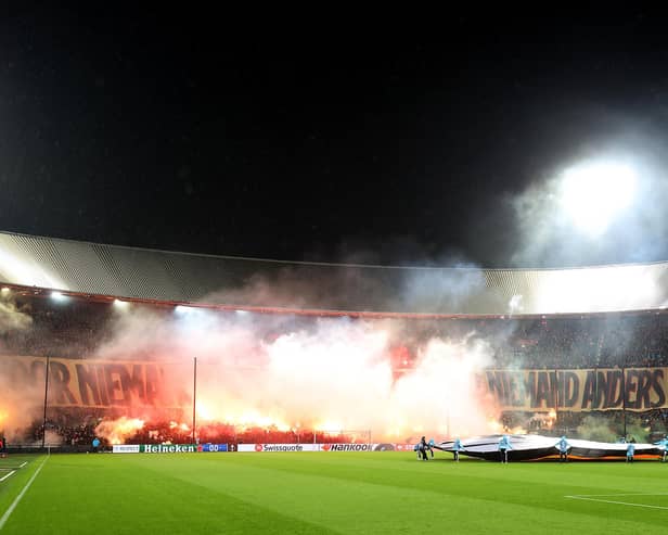 Celtic travel to De Kuip, the Feyenoord Stadium, for their Champions League opener on Tuesday. (Photo by Dean Mouhtaropoulos/Getty Images)