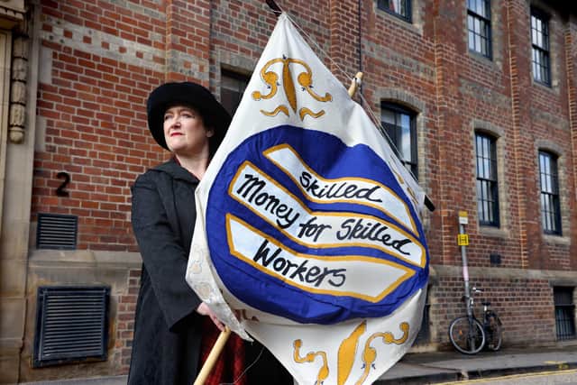Sara Wesker, Ukranian Jewish refugee, fought for better pay and conditions for female factory workers in the 20s, then took on the fascists in the Battle of Cable Street in the 1930s (pic: Colin Hattersley)