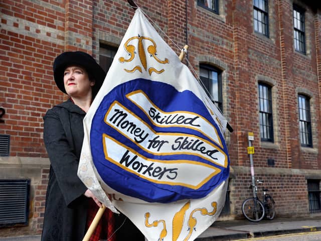 Sara Wesker, Ukranian Jewish refugee, fought for better pay and conditions for female factory workers in the 20s, then took on the fascists in the Battle of Cable Street in the 1930s (pic: Colin Hattersley)