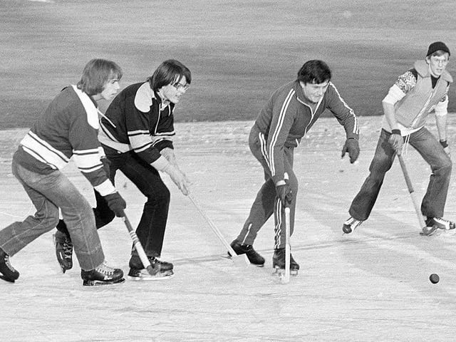 Berry Hill Park Ice Hockey back in 1980