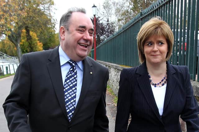 Nicola Sturgeon and Alex Salmond, pictured in Inverness in 2011 (Picture: Andrew Milligan/PA Wire)