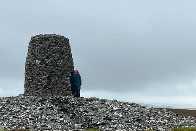 Cairn on Twin Law, between Lauder and Longformacus, on The Southern Upland Way. S Waugh