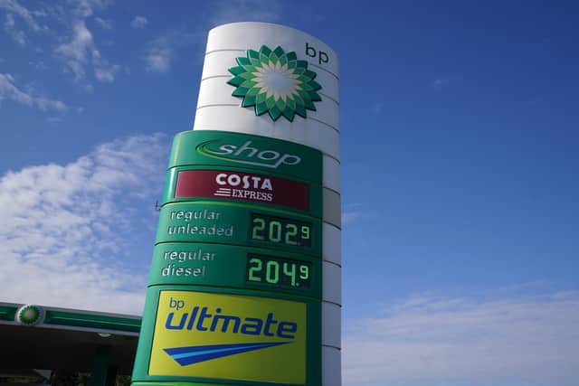 The average cost of filling a typical family car with petrol has exceeded £100 for the first time.