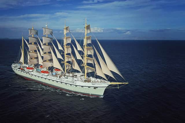 New on the quayside is Tradewind Voyages, with vessels that aim to sail without engines for 70% of the season. Golden Horizon, is the largest square-rigged sailing ship in the world, with 140 sea-view cabins will debut with an ex-UK programme from May 2021, before heading east, following the winds and tracking a course around the globe.