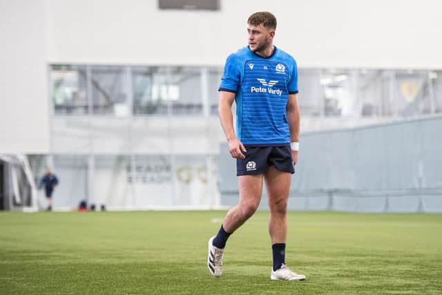 Ollie Smith will make his full Scotland debut in the third Test against Argentina. (Photo by Ross MacDonald / SNS Group)