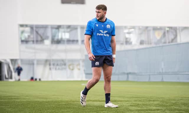 Ollie Smith will make his full Scotland debut in the third Test against Argentina. (Photo by Ross MacDonald / SNS Group)