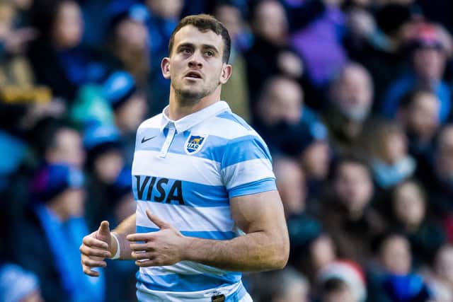 Emiliano Boffelli will host Scottish rugby's Argentina contingent for the World Cup semi-final. (Photo by Ross Parker / SNS Group)