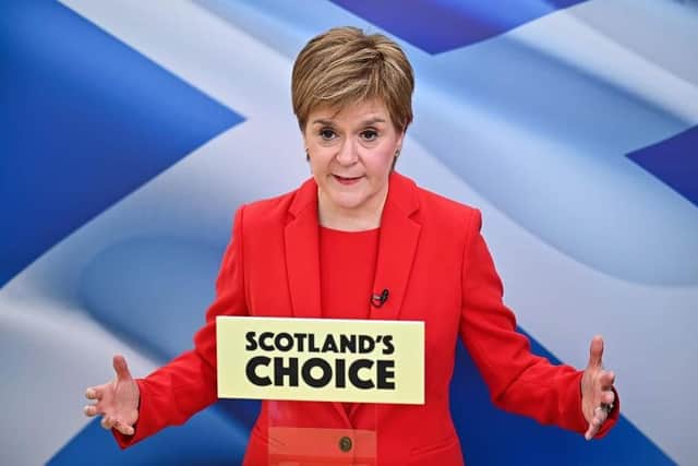 First Minister Nicola Sturgeon. Picture: Jeff J Mitchell/WPA pool/Getty Images