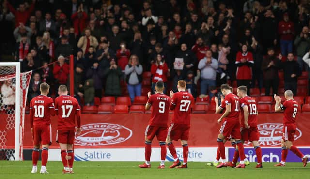 Aberdeen picked up a much-needed win by defeating Hibs on Saturday. (Photo by Craig Williamson / SNS Group)