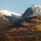 Coming in at a height of 1,345m, Ben Nevis is Scotland's highest mountain.