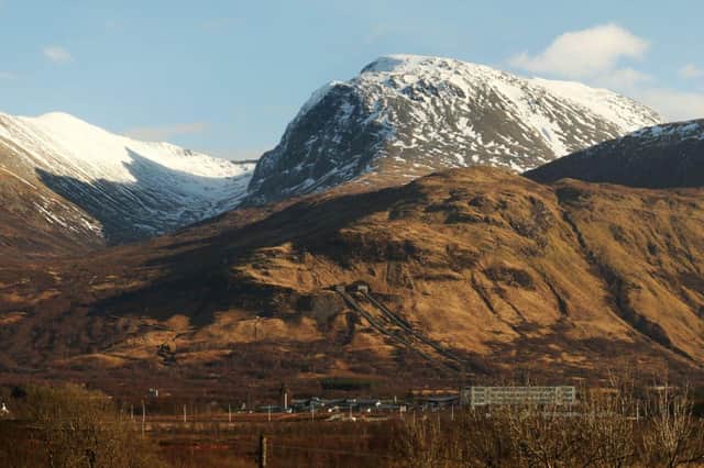 Coming in at a height of 1,345m, Ben Nevis is Scotland's highest mountain.