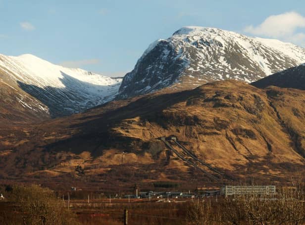 Coming in at a height of 1,345m, Ben Nevis is Scotland's highest mountain.
