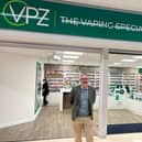 VPZ director Greig Fowler, as he unveiled the partnership with supermarket chain Morrisons.