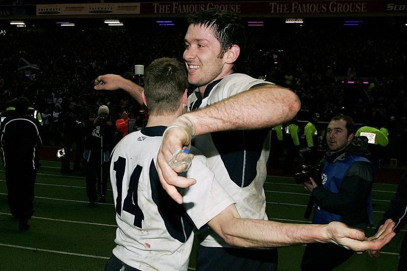 Lock Scott Murray had a decade of playing for Scotland from 1997-2007, winning a total of 87 caps.