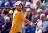 Andy Murray during his quarter-final match against Jason Kubler at the Lexus Surbiton Trophy.
