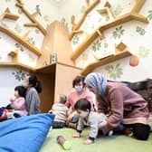 A  Bookbug session at Central Children's Library in Edinburgh. Picture: John Devlin