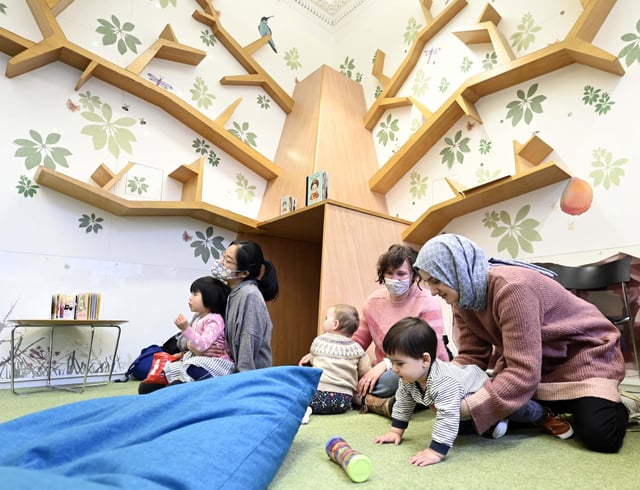 A Bookbug session at Central Children's Library in Edinburgh. Picture: John Devlin