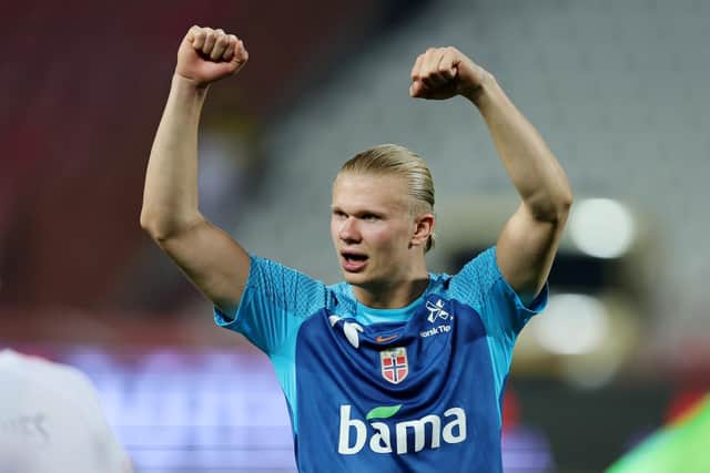 Norway can call upon the goalscoring talents of Man City's red-hot striker Erling Haaland.