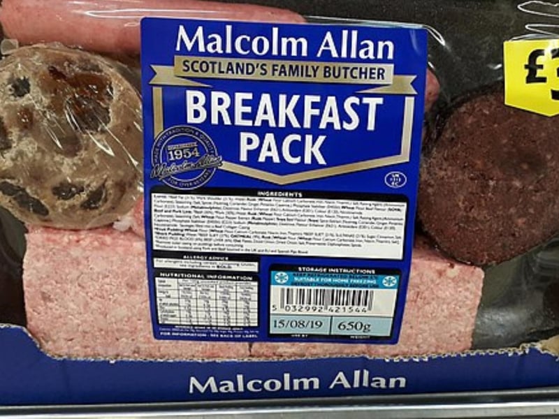 The square sausage, also known as the 'Lorne' sausage, is a traditional Scottish item composed of minced meat, rusk and spices - and yes it is delicious.