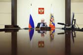 Russian President Vladimir Putin was not in the Kremlin when a drone apparently exploded above the building (Picture: Gavriil Grigorov/Sputnik/AFP via Getty Images)