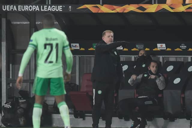 Celtic manager Neil Lennon retains belief in his ability to turn things around after another grim 4-1 defeat to Sparta Prague (Photo by Michal Cizek / AFP) (Photo by MICHAL CIZEK/AFP via Getty Images)