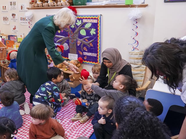 The visit comes after Camilla was pictured surrounded by teddies in a photo taken on October 13 to mark the 64th anniversary of the publication of the first Paddington Bear book.