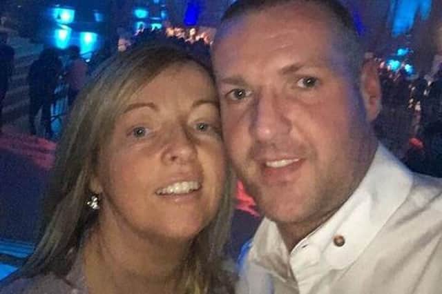 Elaine Kennedy with her husband David.