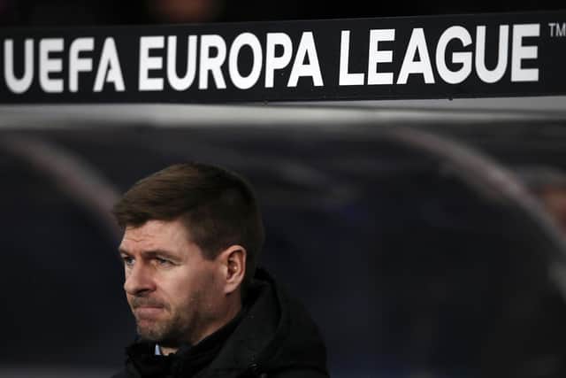 It's another year in the group stage of the Europa League for Steven Gerrard (Photo by Ian MacNicol/Getty Images)
