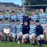 The Edinburgh Academy under-18 squad lifted the Sesquicentenary Trophy at the weekend with the win over Merchiston Castle