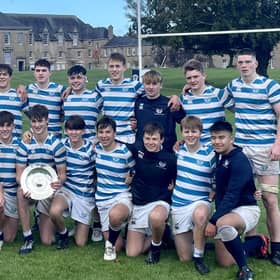 The Edinburgh Academy under-18 squad lifted the Sesquicentenary Trophy at the weekend with the win over Merchiston Castle