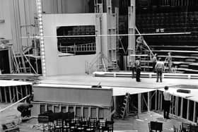 The Usher Hall undergoes a transformation for the 1972 Eurovision Song Contest