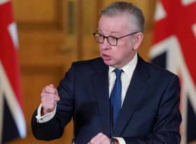 Cabinet minister Michael Gove suggested he was interested in the idea that people born in Scotland but living elsewhere in the UK could vote in any future referendum of independence (Picture: Pippa Fowles/10 Downing Street/Crown Copyright/PA Wire)