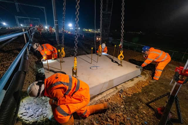BAM Nuttall is building the new east coast main line station for Network Rail. Picture: Peter Devlin/Network Rail