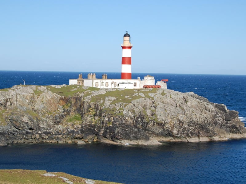 The Eilean Glas Lighthouse was one of the first four lighthouses to be constructed in Scotland; it can be found on the island of Scalpay.
