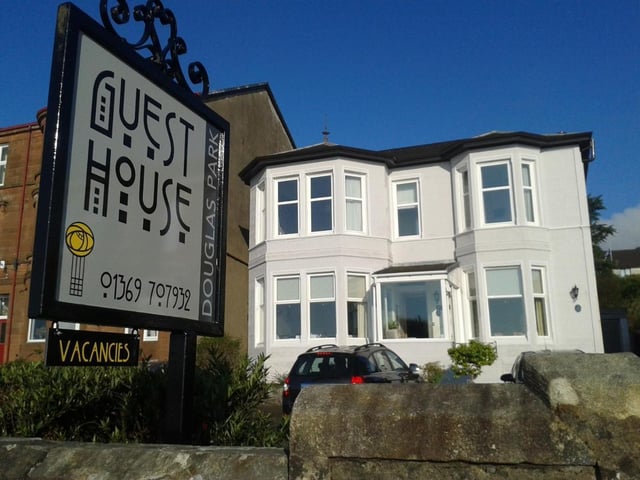 Overlooking the sea in the village of Kirn, less than a mile from Dunoon town centre on the beautiful Cowal peninsula, the Douglas Park Guest House offers room in an attractive Victorian building. Three nights for two people will cost you £262 including breakfast.