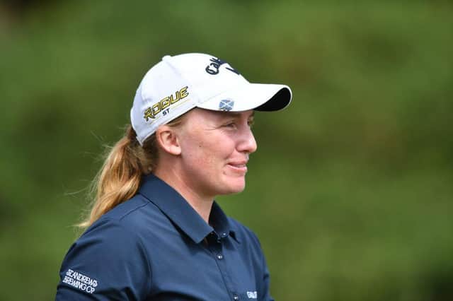 Gemma Dryburgh has had lots to smile about recently and that also now includes making the cut for the first time in the AIG Women's Open. Picture: Mark Runnacles/Getty Images.