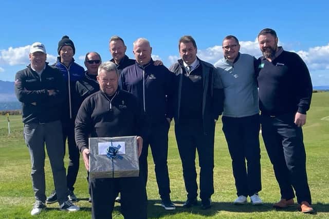 Glenn McPhee was given a send off by players and officials at West Kilbride following his retiral as the PGA in Scotland's main tournament director. Picture: PGA in Scotland