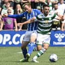 Kilmarnock midfielder makes no bones about the fact he isn't unhappy injury will force: former team-mate in Celtic's Greg Taylor to miss the clubs' Viaplay League Cup semi-final. (Photo by Rob Casey / SNS Group)