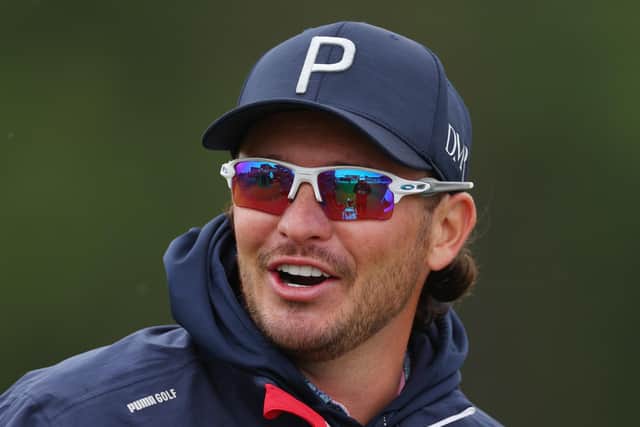 Ewen Ferguson smiles during one of the Genesis Scottish Open Pro-Ams at The Renaissance Club in East Lothian. Picture: Andrew Redington/Getty Images.