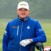 Paul Lawrie admitted it was "cool" to see his new Tartan Pro Tour get up and running with the first round of the Carnoustie Challenge. Picture: Kenny Smith