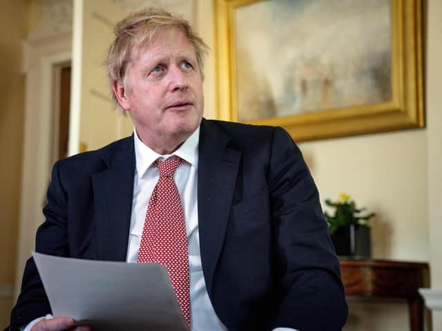Boris Johnson is expected to resume his duties as Prime Minister soon with Health Secretary Matt Hancock saying he was 'clearly on the mend' (Picture: Pippa Fowles/10 Downing Street/AFP via Getty Images)
