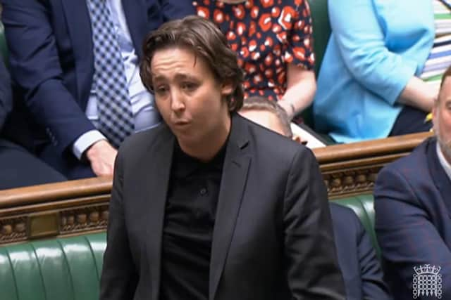 SNP's Mhairi Black during Prime Minister's Questions in the House of Commons, London.