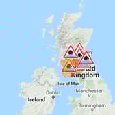 The Scottish Environmental Agency has issued five flood alerts and 17 flood warnings.