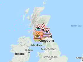 The Scottish Environmental Agency has issued five flood alerts and 17 flood warnings.