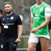 Hibs manager Lee Johnson expects a reaction from the team when they face Inter Club d'Escaldes on Thursday.